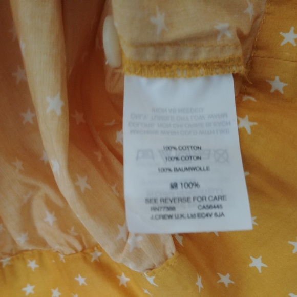 Madewell Yellow Star Scatter Wrap Top - Picture 4 of 5